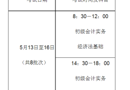 2017年度全国会计专业技术初级资格考试考务日程安排公布-会计 考试